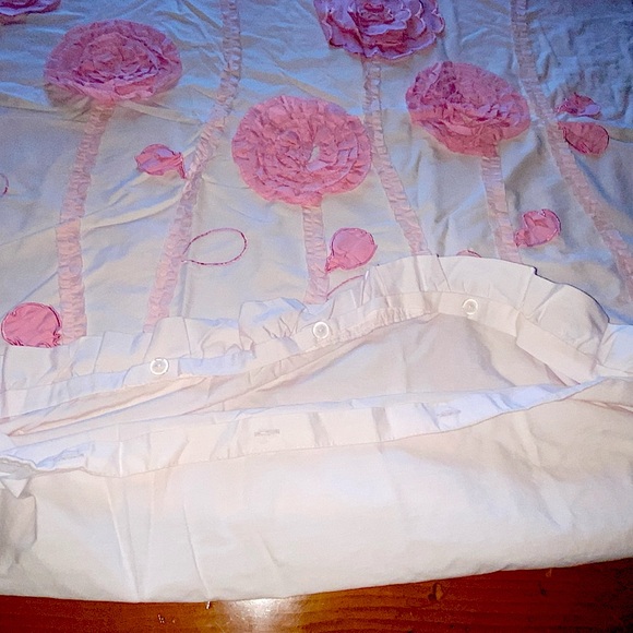 Pretty in Pink Whimsy Brand Floret Quilt Duvet Cvr Bedroom Set - Picture 4 of 8